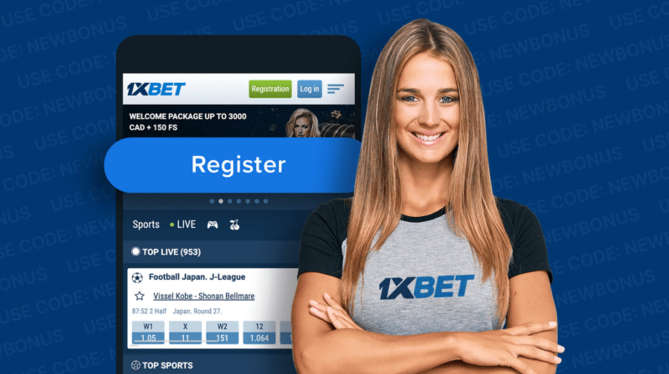 1xBet sign in